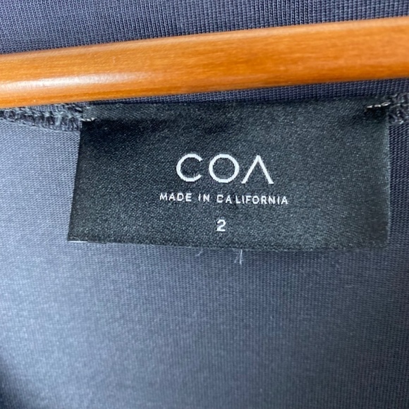 COA - Knotted Dress Modal Blend Lagenlook Below-Knee length in Gray Size 2 (M) - Picture 5 of 6